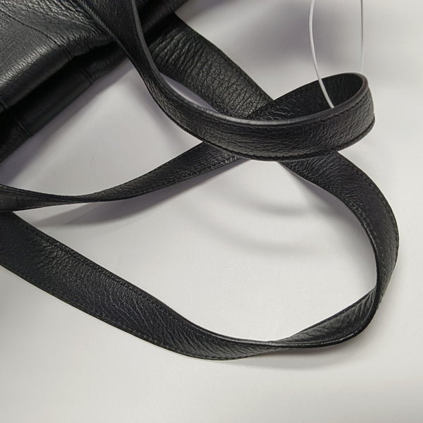 Leather Tote Bag Black