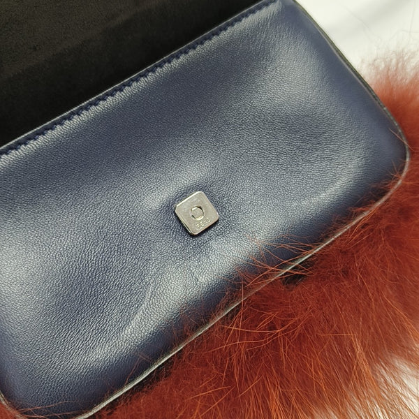 Baguette Micro Calfskin Blue