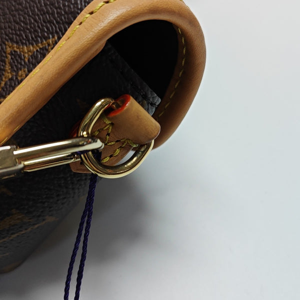 DIANE Nano Monogram Coated Canvas Brown