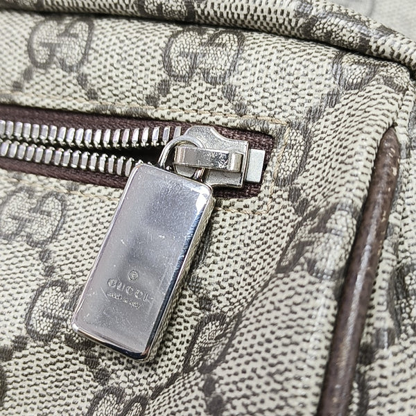 GG Supreme Monogram Coated Canvas Beige