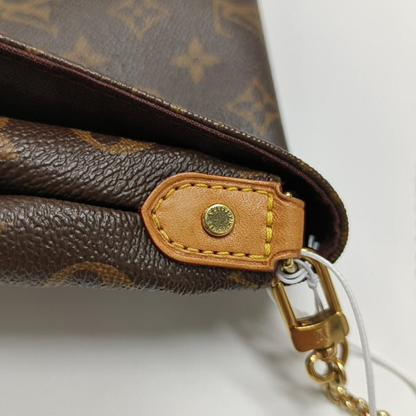 FAVORITE MM Monogram Coated Canvas Brown