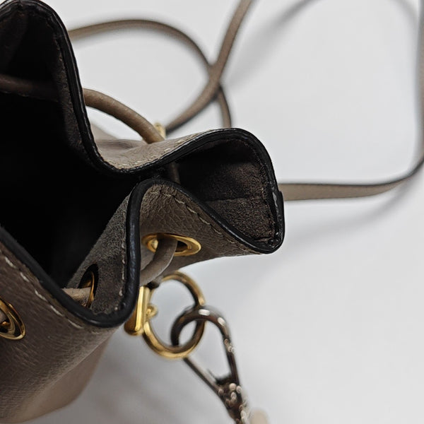 Mon Tresor Mini Calfskin Gray