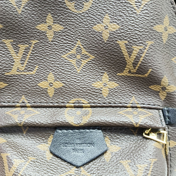 PALM SPRINGS Mini Monogram Coated Canvas Brown