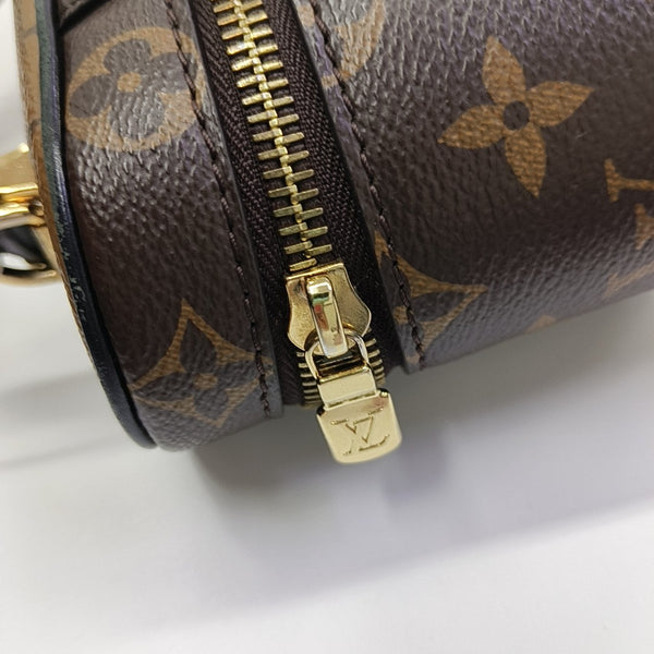 Vanity Chain Pouch Monogram Coated Canvas Brown