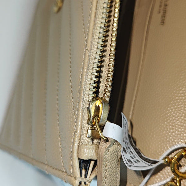 MONOGRAM WOC Chevron Calfskin Beige