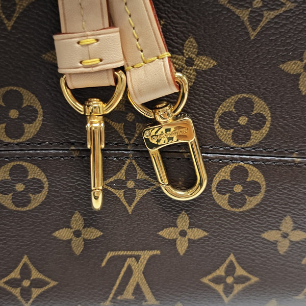 TURENNE MM Monogram Coated Canvas Brown