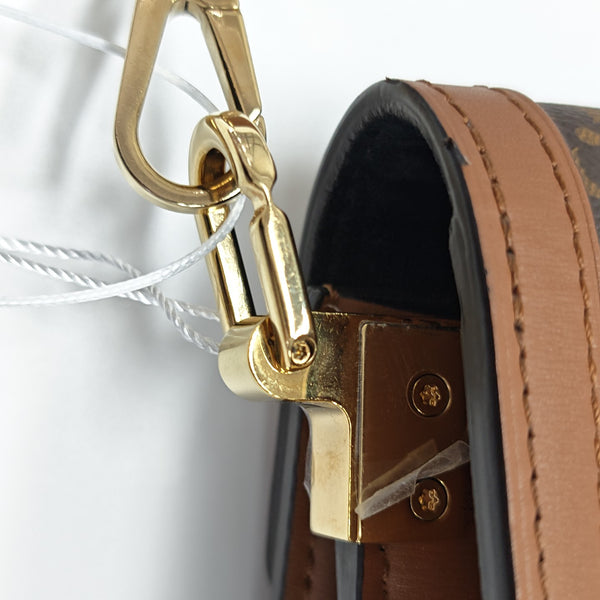 DAUPHINE Mini Monogram Coated Canvas Brown