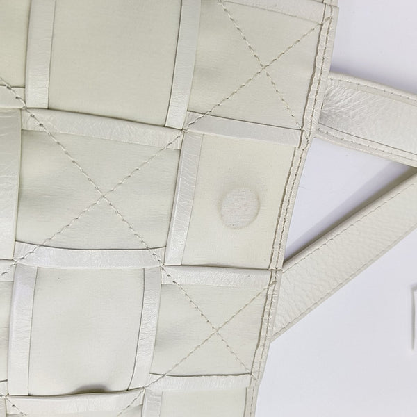 Cassette Medium Calfskin White