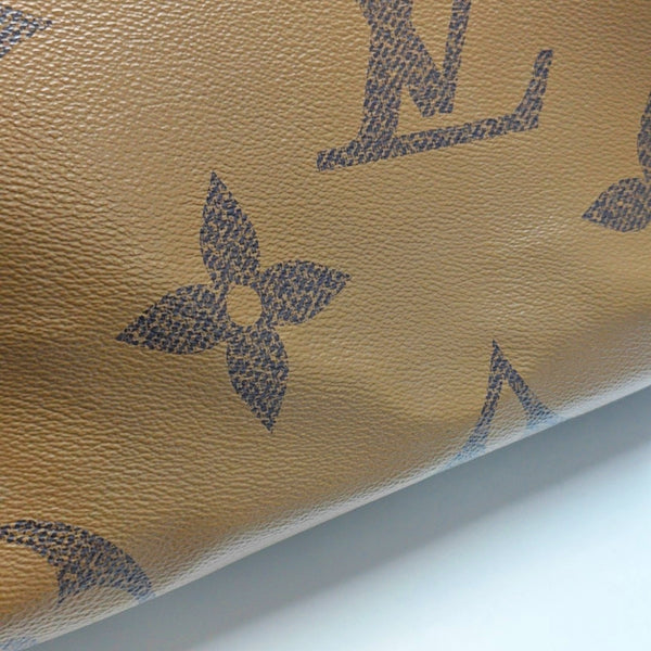 Authenticated pre-owned ONTHEGO GM Monogram Coated Canvas Brown - Tote Bag at Looply
