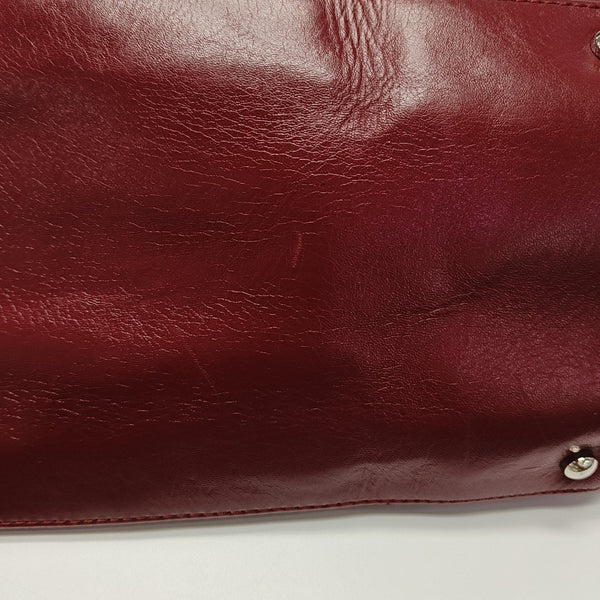 Quilted Lambskin Shoulder Bag Red