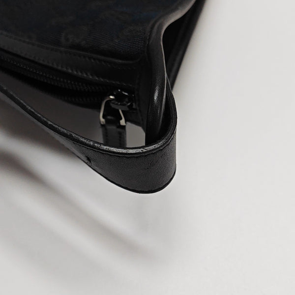 Monogram Canvas Shoulder Bag Blue