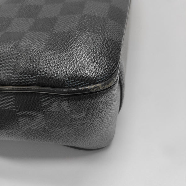 PORTE-DOCUMENTS Damier Coated Canvas Blue