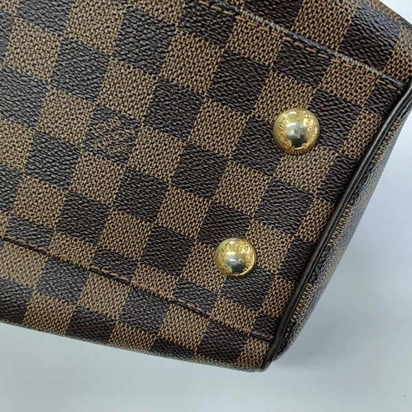 TREVI PM Damier Ebene Coated Canvas Brown