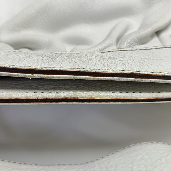 Calfskin Shoulder Bag White