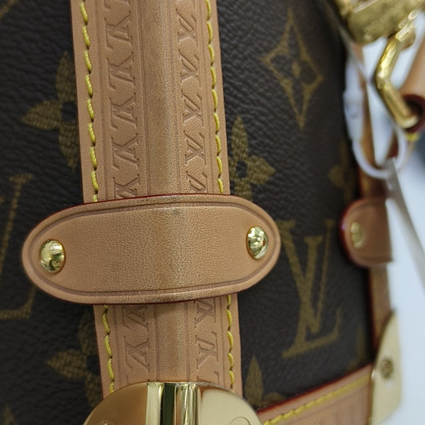 SIDE TRUNK MM Monogram Coated Canvas Brown