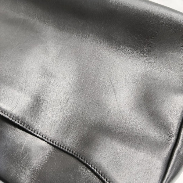 Calfskin Shoulder Bag Black