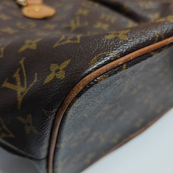 PALERMO PM Monogram Coated Canvas Brown