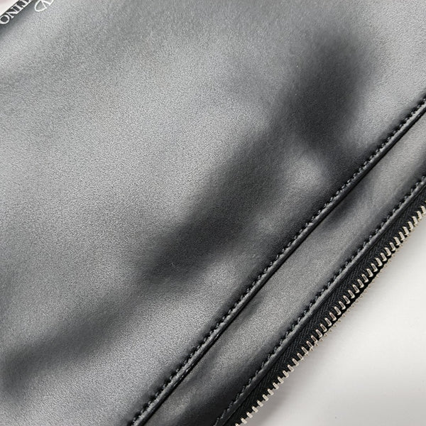 Vltn Calfskin Black