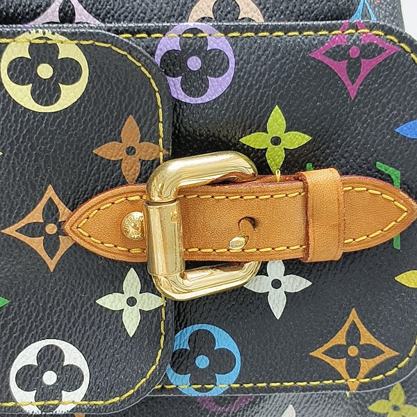 LV × TM NÉONOÉ MM Monogram Coated Canvas Black