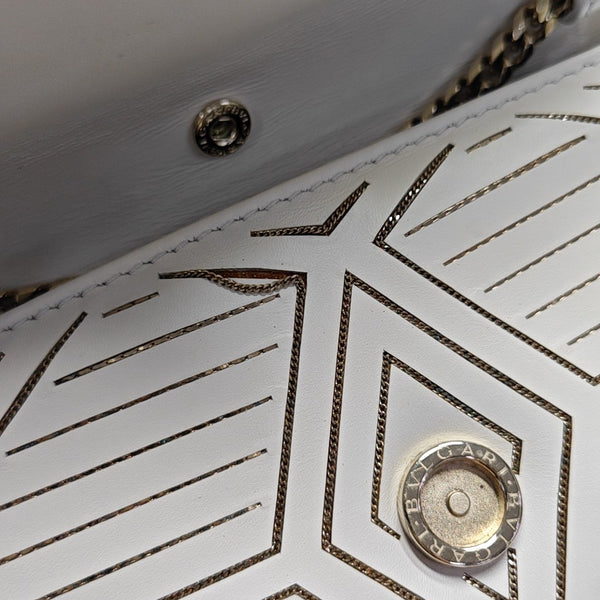 SERPENTI DIAMOND BLAST Small Calfskin White