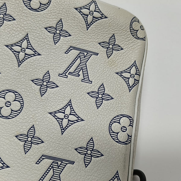 DUO Monogram Calfskin White