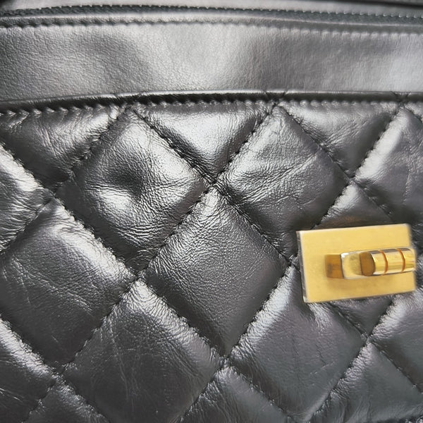2.55 Quilted Calfskin Black