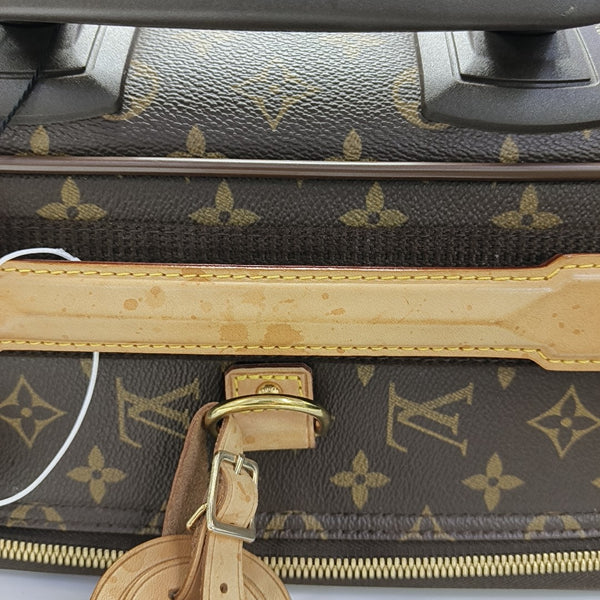 PEGASE Monogram Coated Canvas Brown