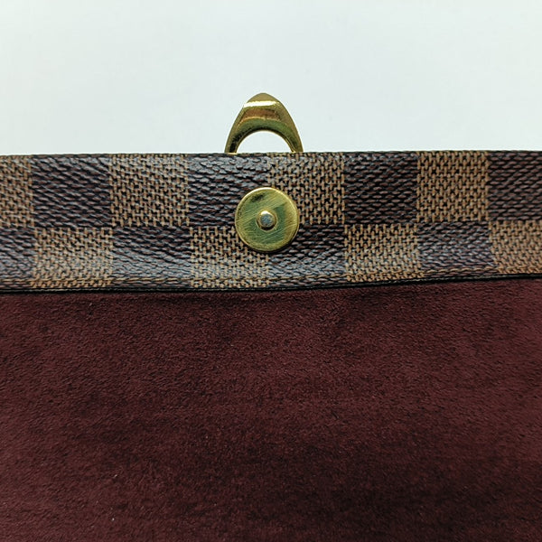 VAVIN Damier Ebene Coated Canvas Brown