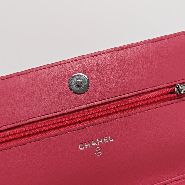 WOC Quilted Lambskin Pink