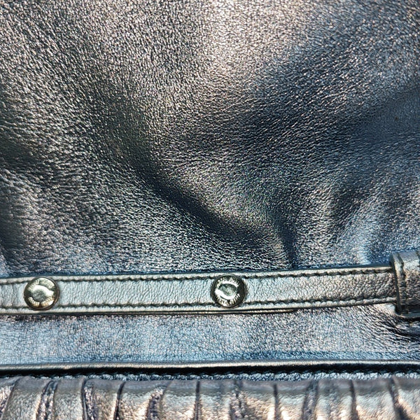 Quilted Lambskin Shoulder Bag Blue