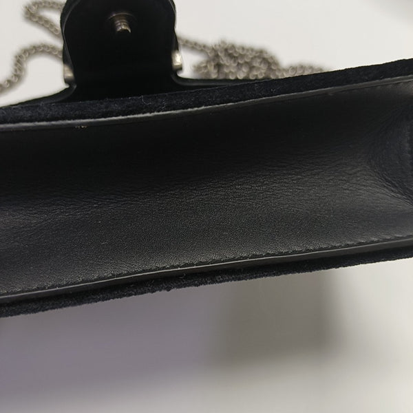 Dionysus Super Mini Velvet Black