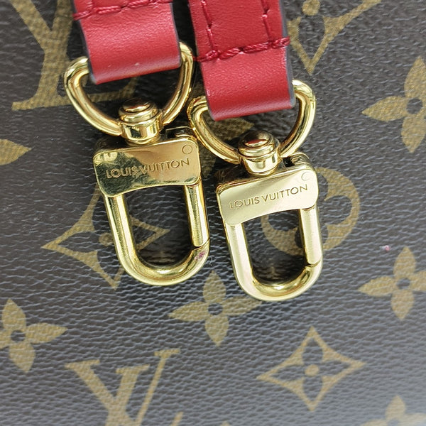 NÉONOÉ MM Monogram Coated Canvas Brown