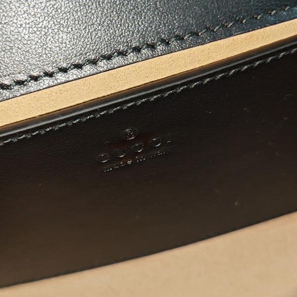 GG Marmont Small Quilted Calfskin Black