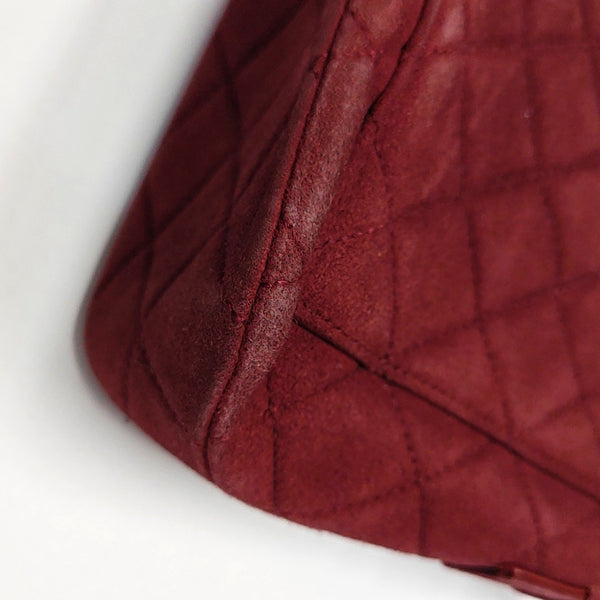 Quilted Suede Red