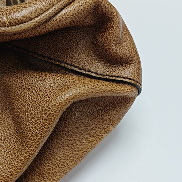 Calfskin Shoulder Bag Brown