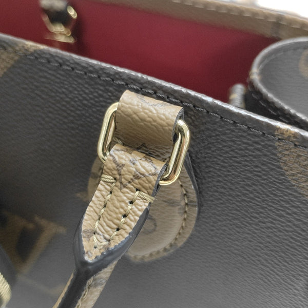 ONTHEGO PM Monogram Coated Canvas Brown