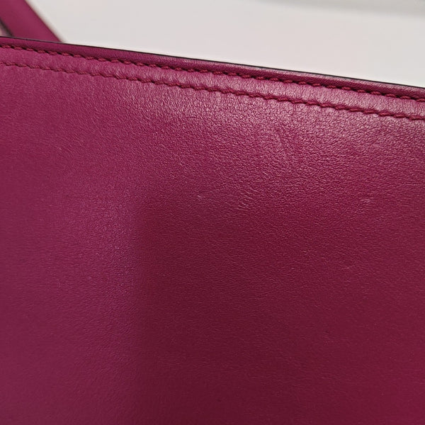 Calfskin Shoulder Bag Purple