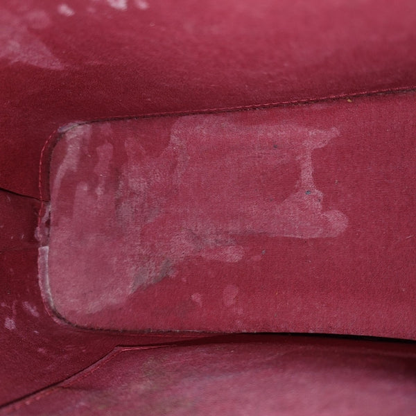 ALMA BB Monogram Patent Leather Red