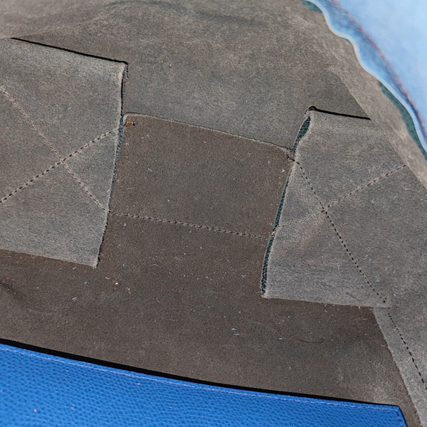 VERTICAL CABAS Mini Calfskin Blue