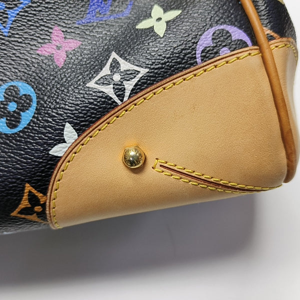 CLAUDIA Monogram Coated Canvas Black