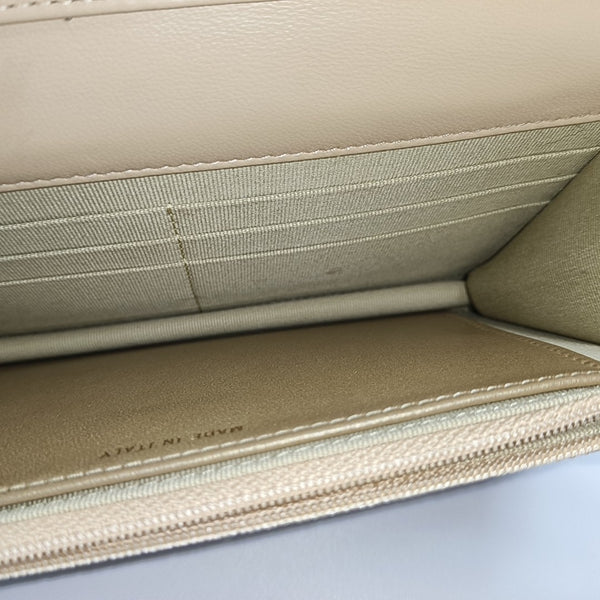 WOC Quilted Lambskin Beige