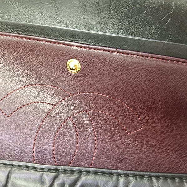 2.55 225 (small) Quilted Calfskin Black