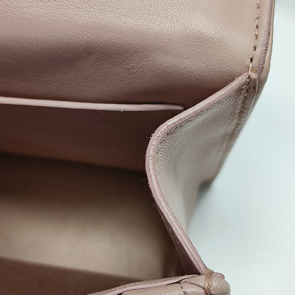Miu Lady Quilted Lambskin Pink