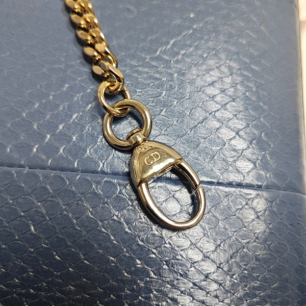 Lady Dior Mini Python Blue