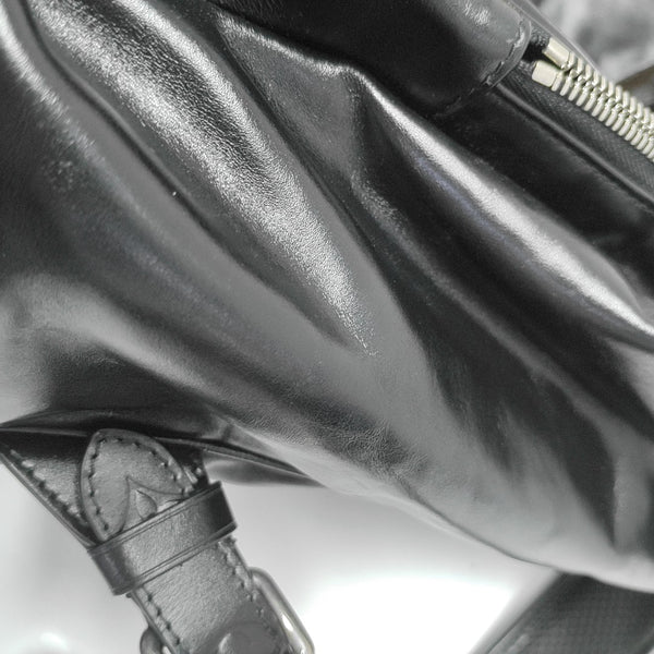 MONTSOURIS CARGO Monogram Calfskin Black