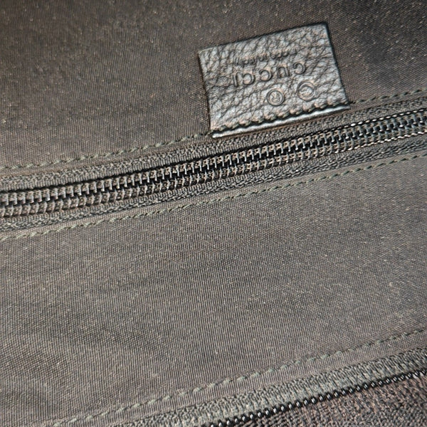 Monogram Canvas Shoulder Bag Brown