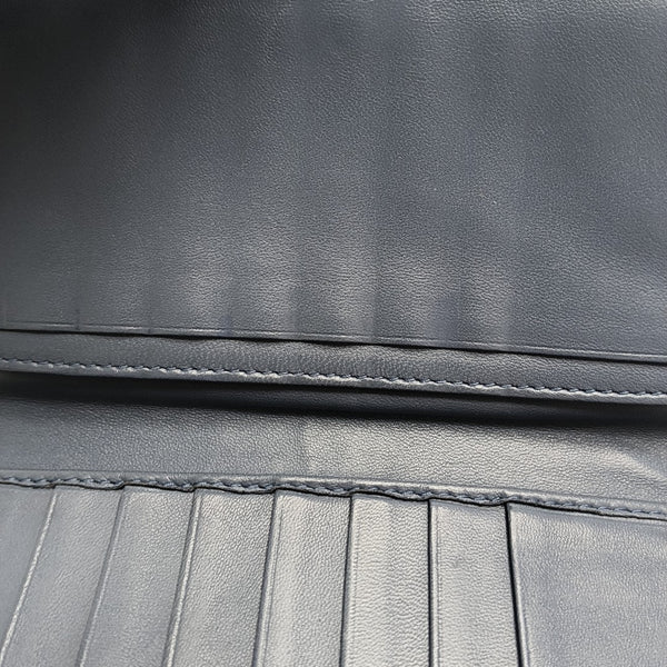 Lambskin Wallet Blue