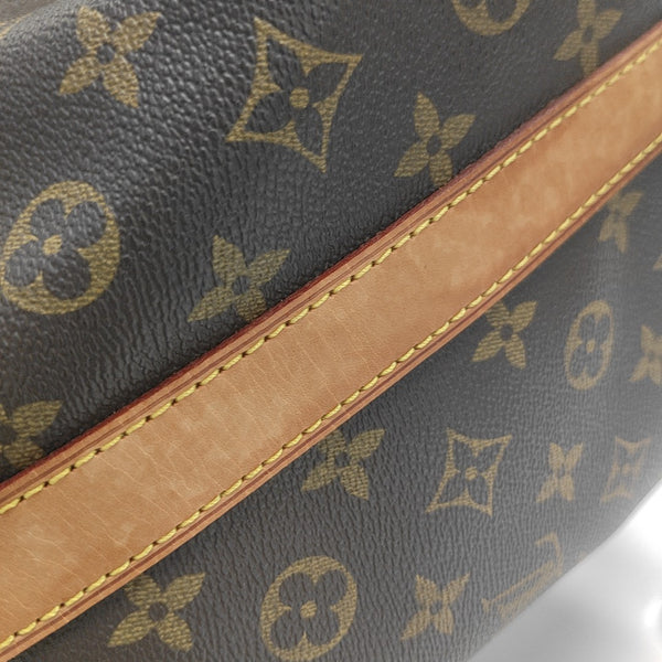 SAC SOUPLE 55 Monogram Coated Canvas Brown