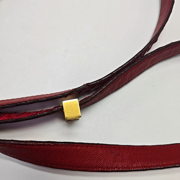 Authenticated pre-owned CLASSIC BOX Medium Python Red - Shoulder Bag at Looply
