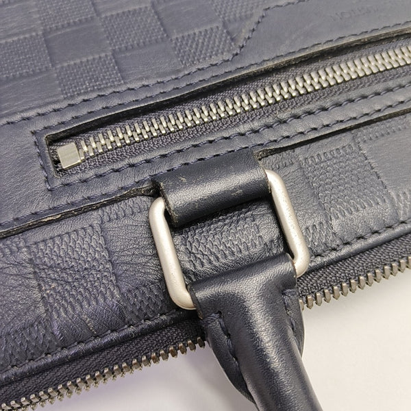 AVENUE Damier Calfskin Blue